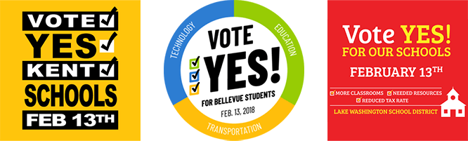 Images - Vote YES for Kent, Bellevue, and Lake Washington School District funding