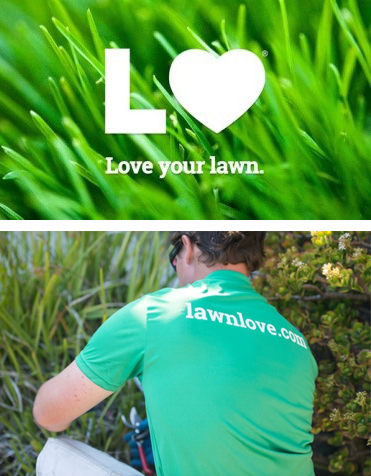 Lawn Love logo and photo