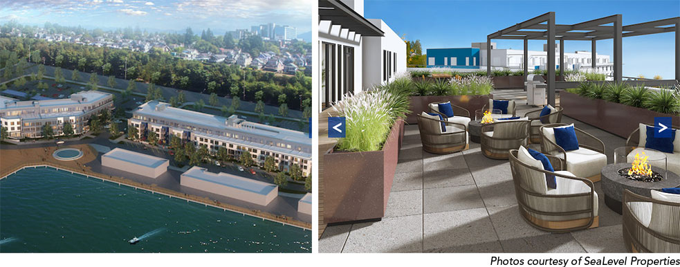 Waterfront Place Apartment renderings